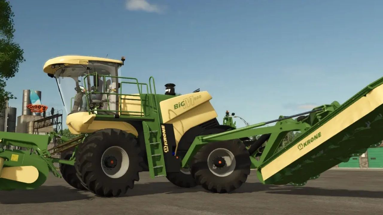 Krone Big M 500 FS25 Farming Simulator mod screenshot 2