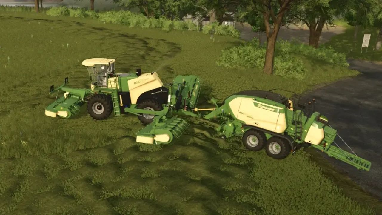 Krone Big M 500 FS25 Farming Simulator mod screenshot 3