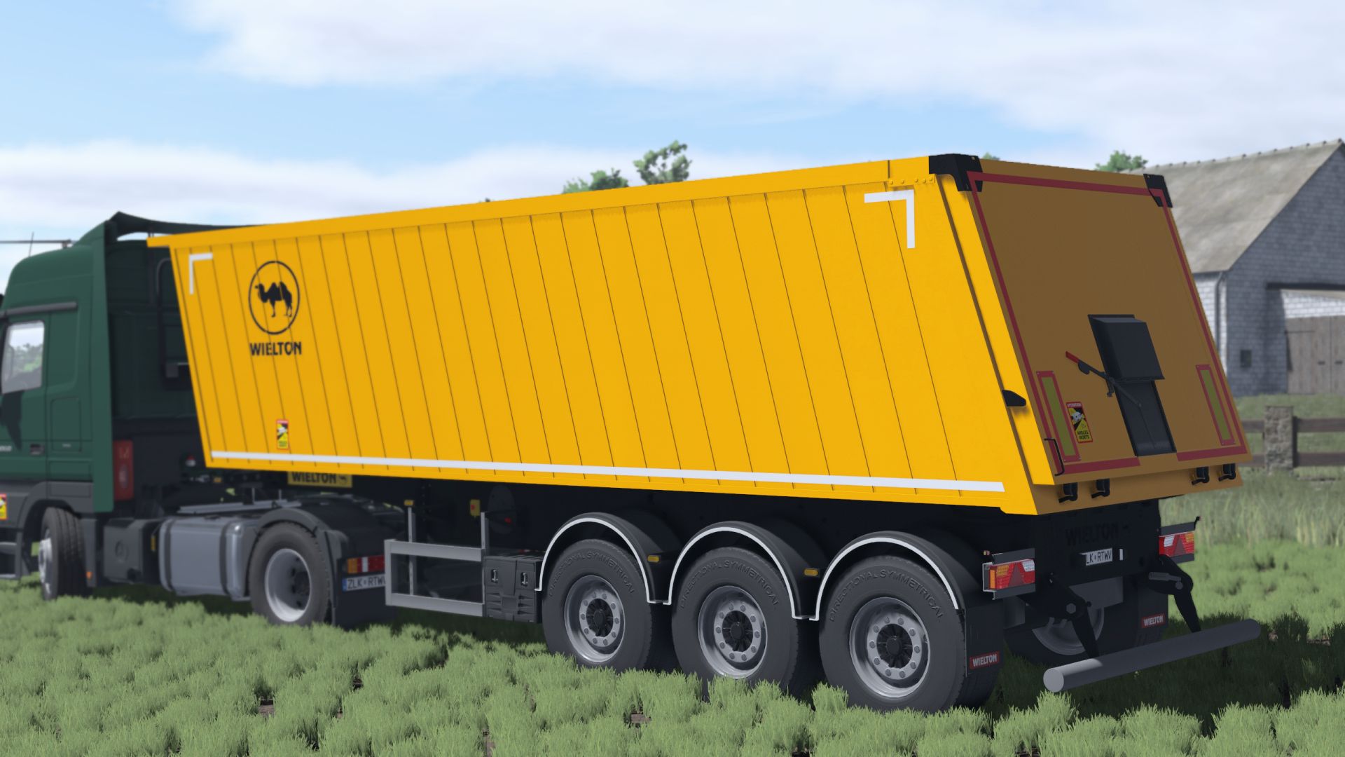 Wielton Bulk Master FS25 Farming Simulator mod screenshot 2