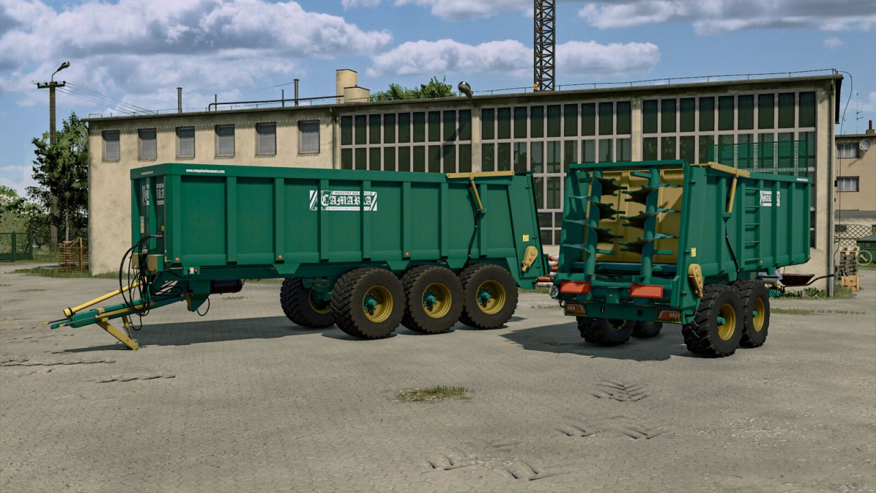 Zestaw rozrzutników obornika Camara