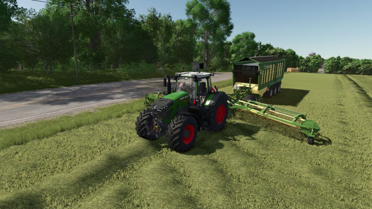 Krone Trailed Windrower FS25 Farming Simulator mod screenshot 3