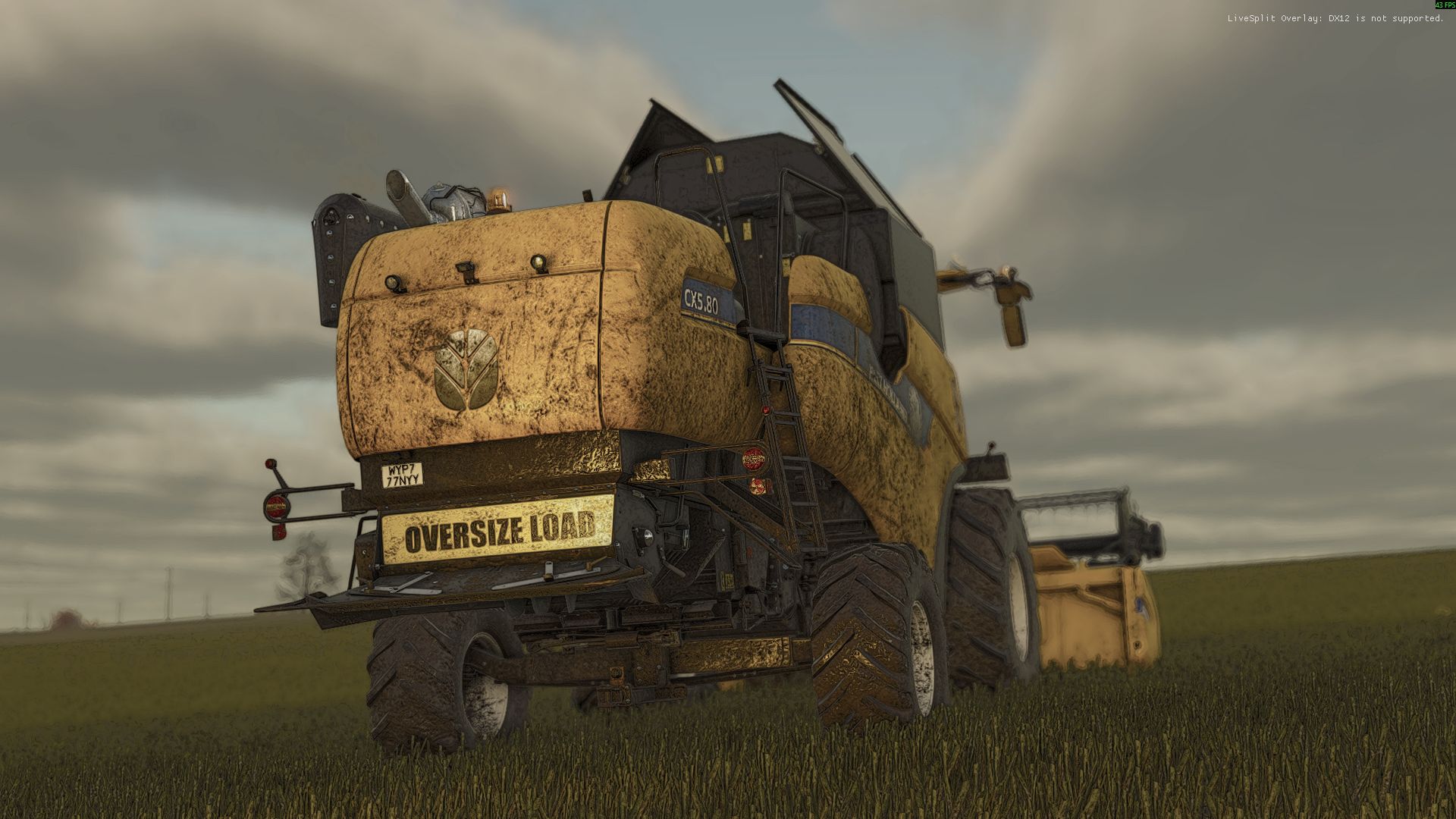 New Holland CX 5.80 Edit FS25 Farming Simulator mod screenshot 3
