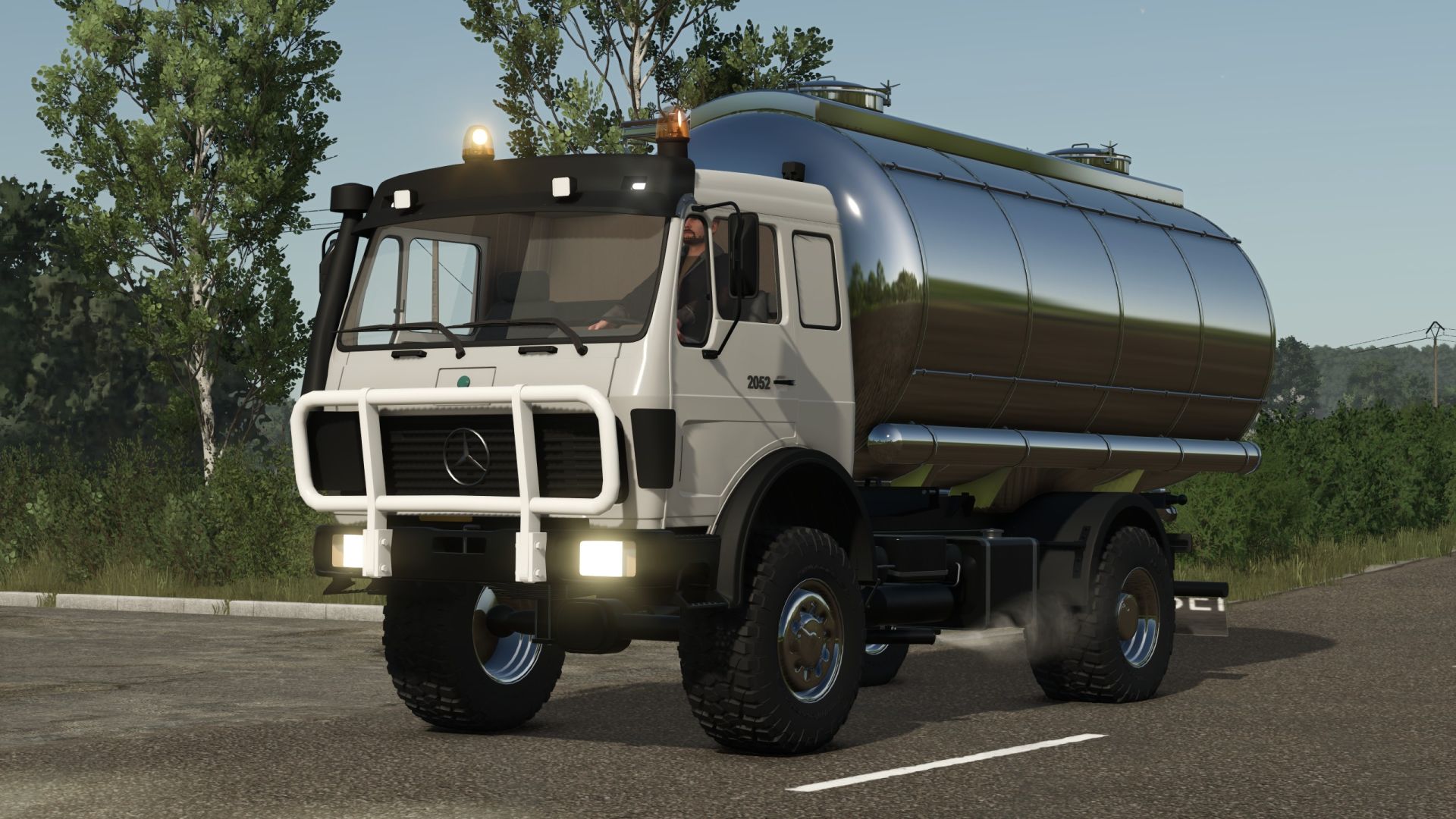 Cysterna rolnicza Mercedes-Benz