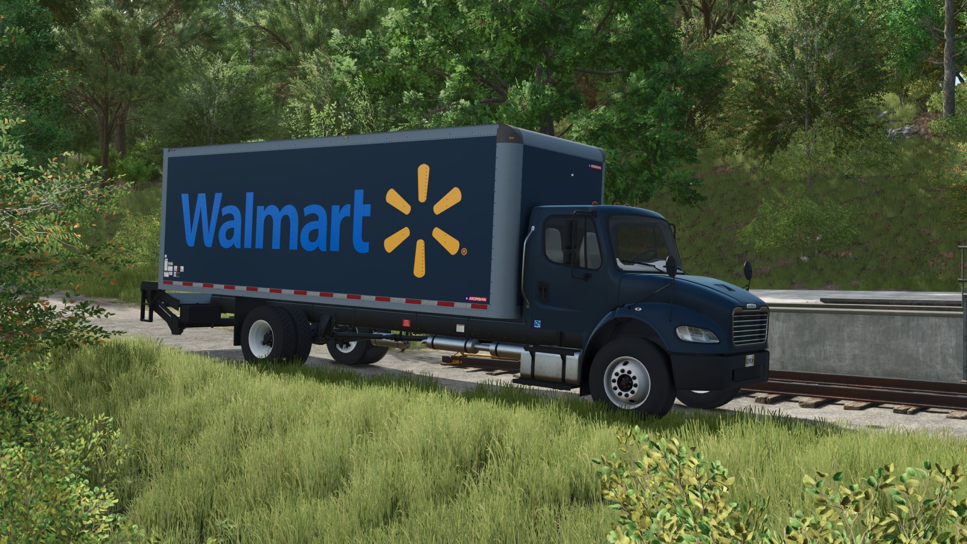 Freightliner M2 Box Truck FS25 Farming Simulator mod screenshot 2