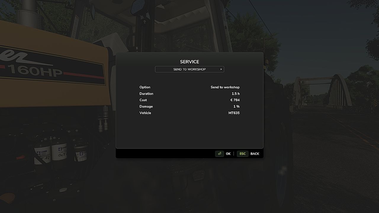 Zaawansowana konserwacja pojazdów FS25 Farming Simulator mod screenshot 3