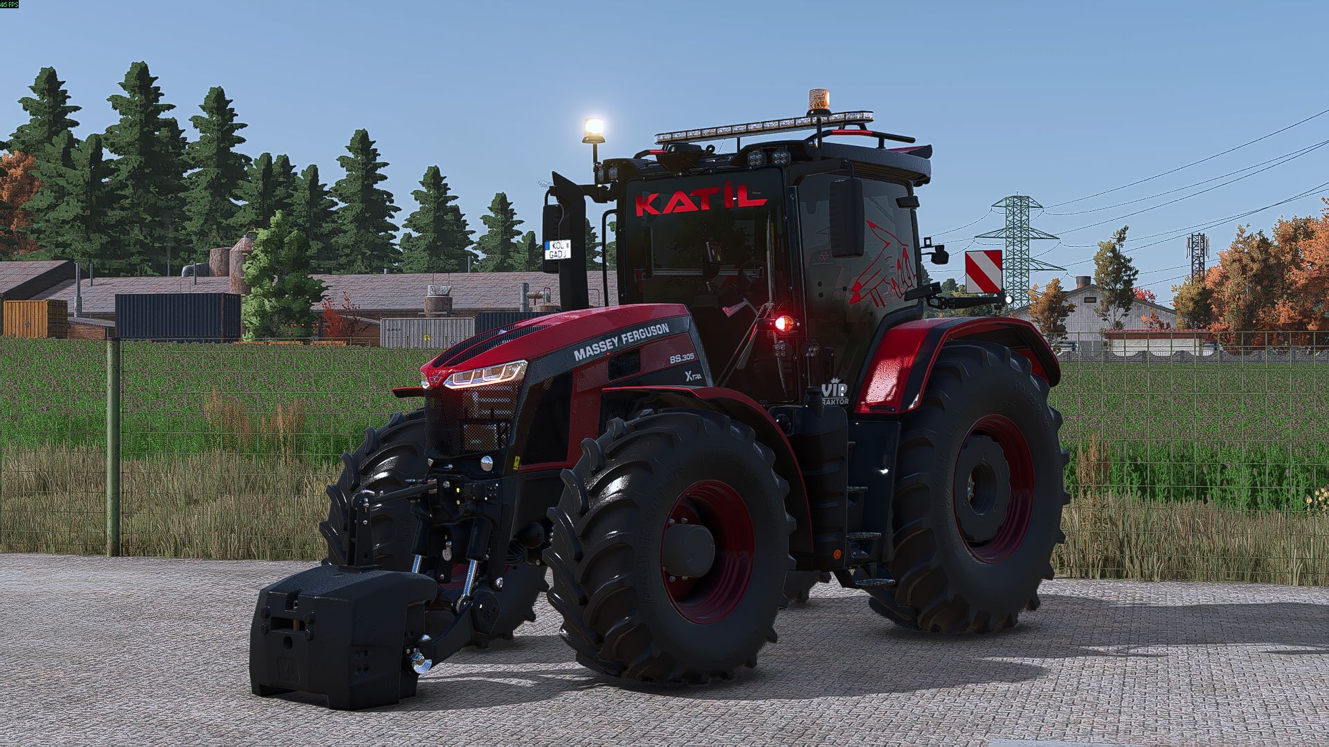 assey Ferguson 8S FS25 Farming Simulator mod screenshot 3