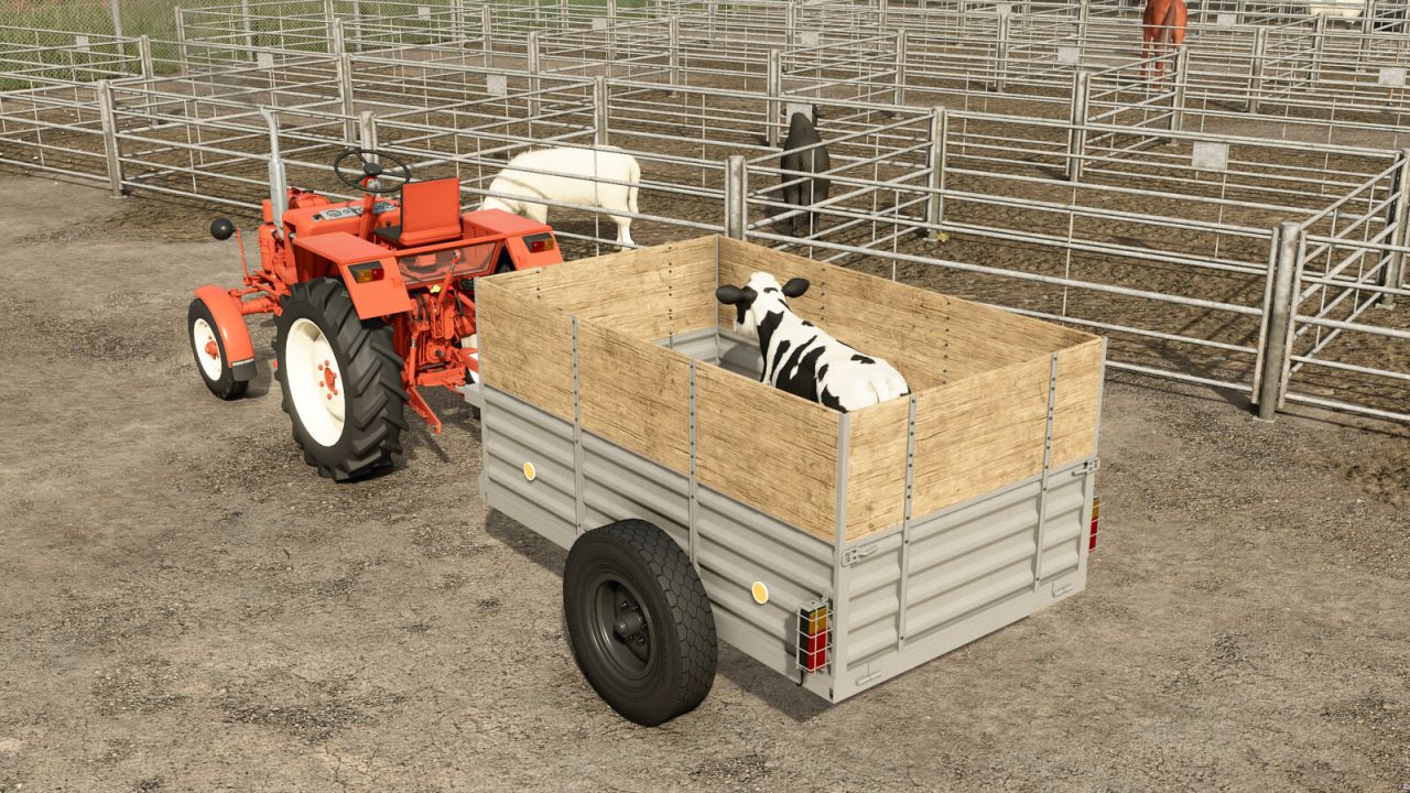 Przyczepa dwukołowa FS25 Farming Simulator mod screenshot 2