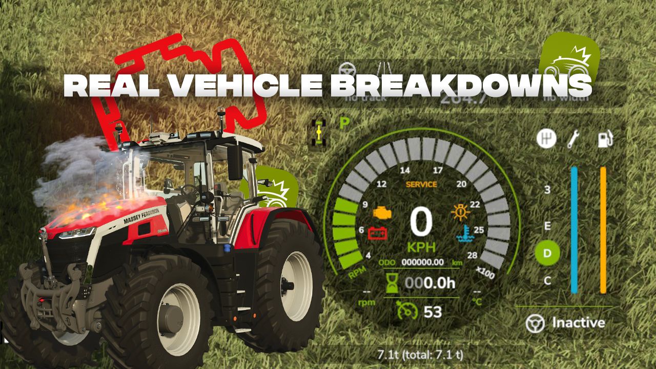 Realistyczne awarie w FS25 – zużycie i naprawy maszyn