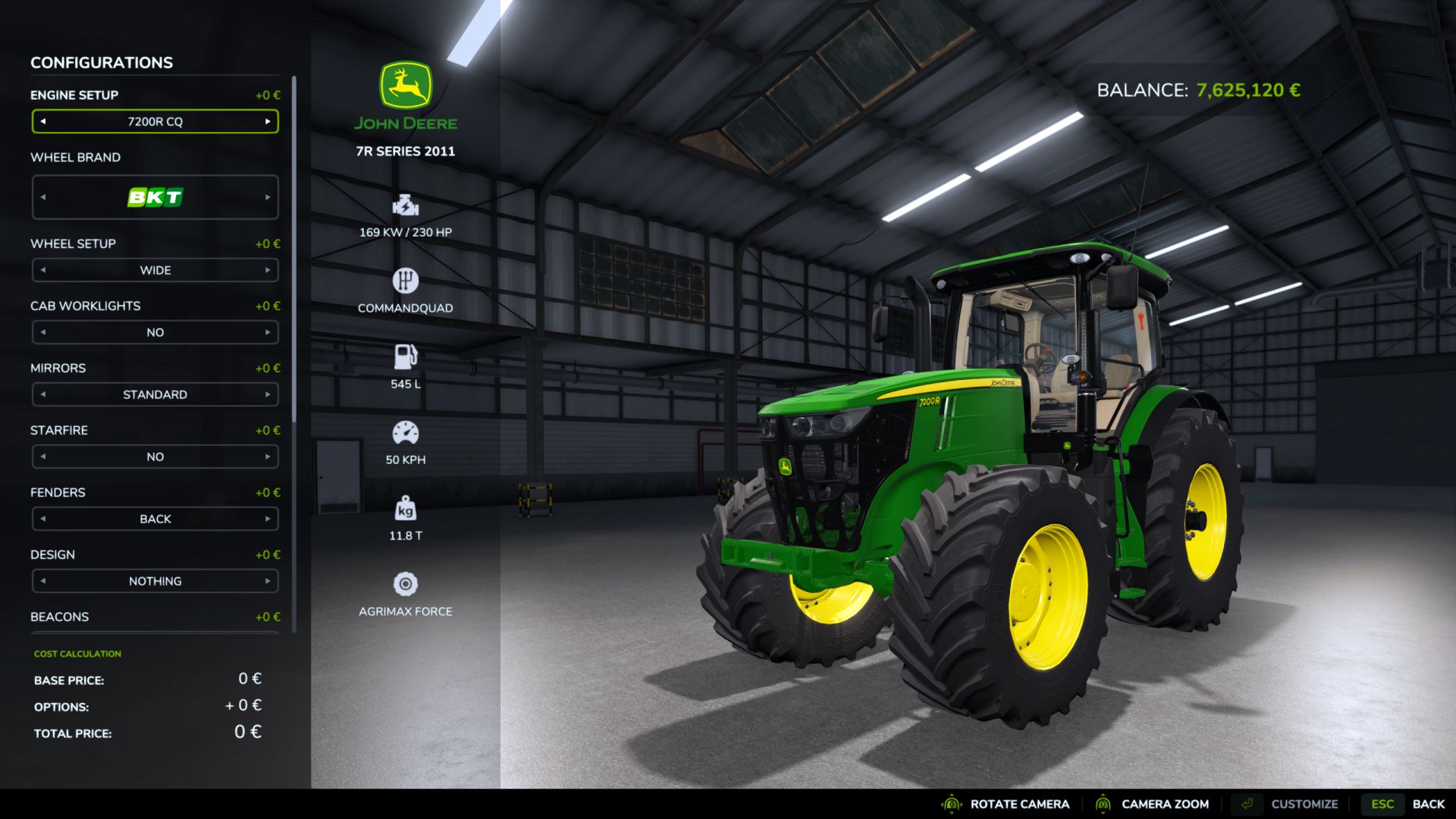 John Deere 7R Series 2011 FS25 Farming Simulator mod screenshot 2