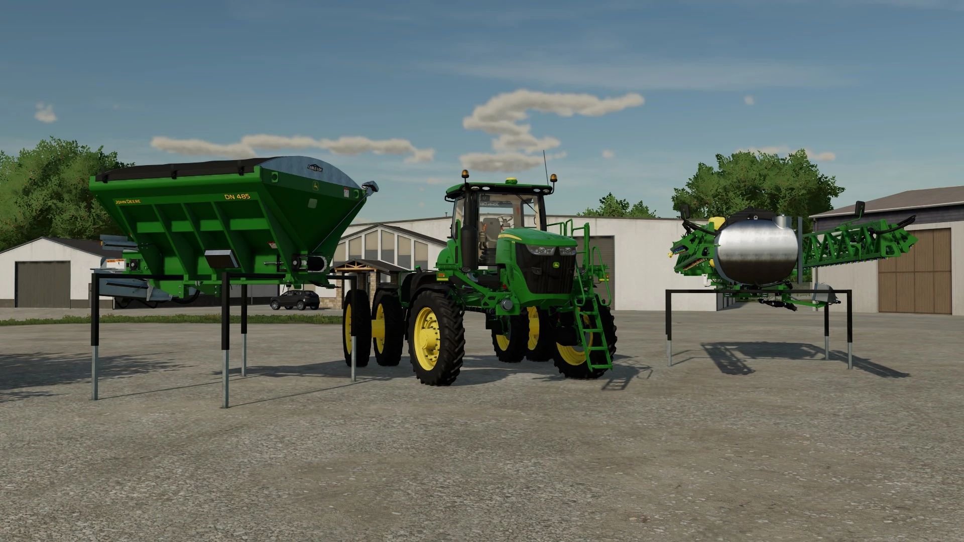 John Deere 4045R Spreader/Sprayer FS25 Farming Simulator mod screenshot 2