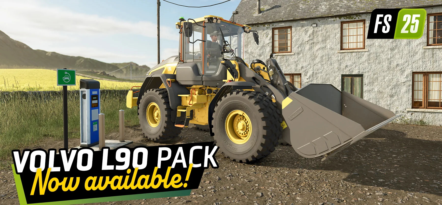 Volvo L90 wheel loader in Farming Simulator 25