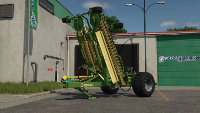 Krone Trailed Windrower FS25 mod