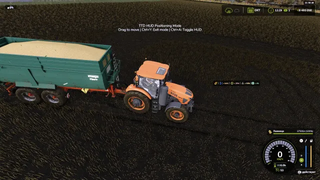 Dynamika terenu ciągnika FS25 mod