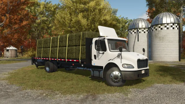 Freightliner M2 Stakebed AutoLoad FS25 mod