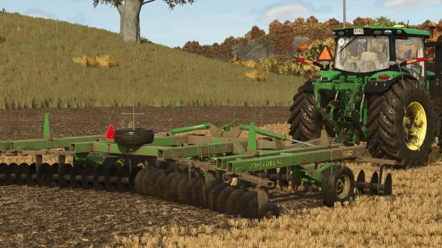 John Deere 630 Disc 22ft FS25 mod