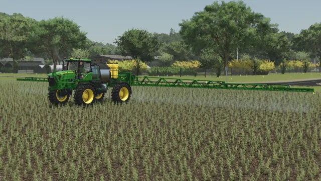 John Deere 4045R Spreader/Sprayer FS25 mod