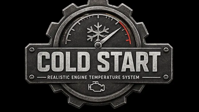 Realistic Cold Start Engine FS25 FS25 mod